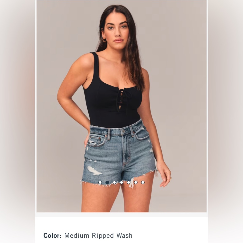 Abercrombie & Fitch High Rise Mom Shorts